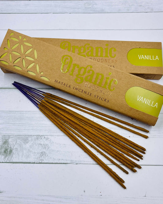 Organic Goodness Incense VANILLA