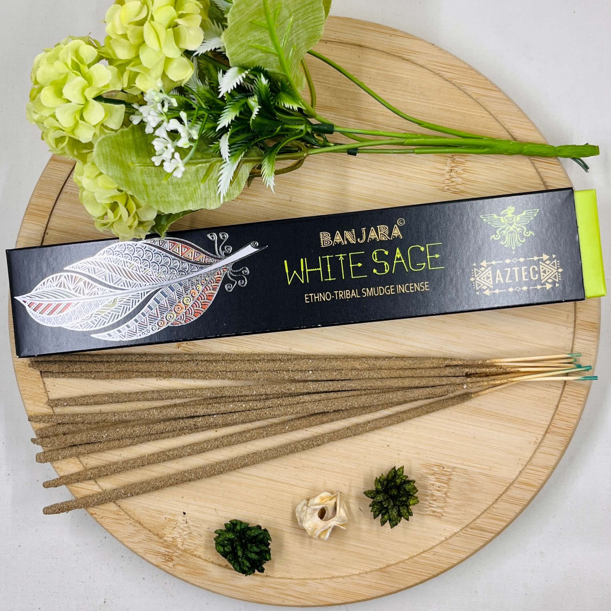 Banjara Aztec Incense WHITE SAGE