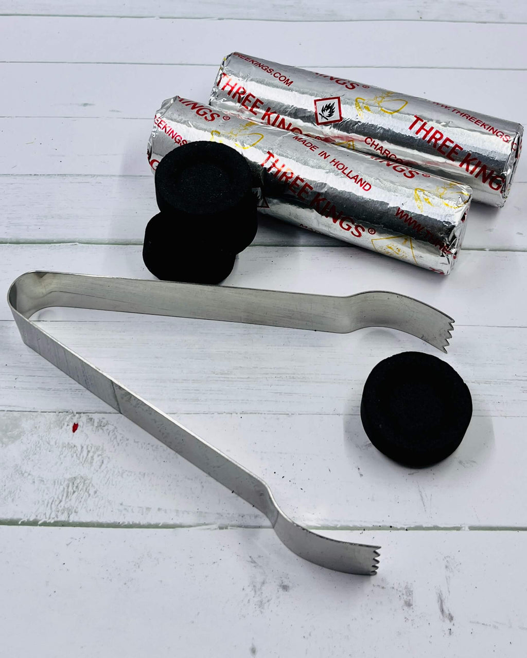 THREE KINGS Quick Light Charcoal Discs