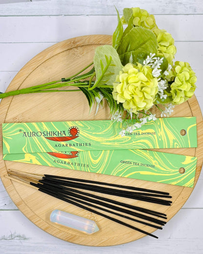 Auroshikha Green Tea incense 10g