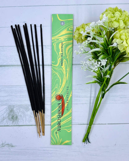 Auroshikha Green Tea incense 10g