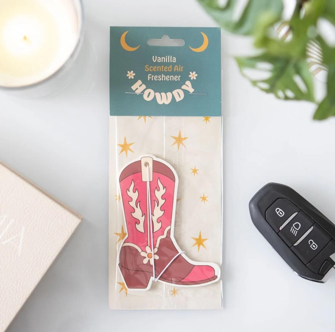 Howdy VANILLA Scented Air Freshener