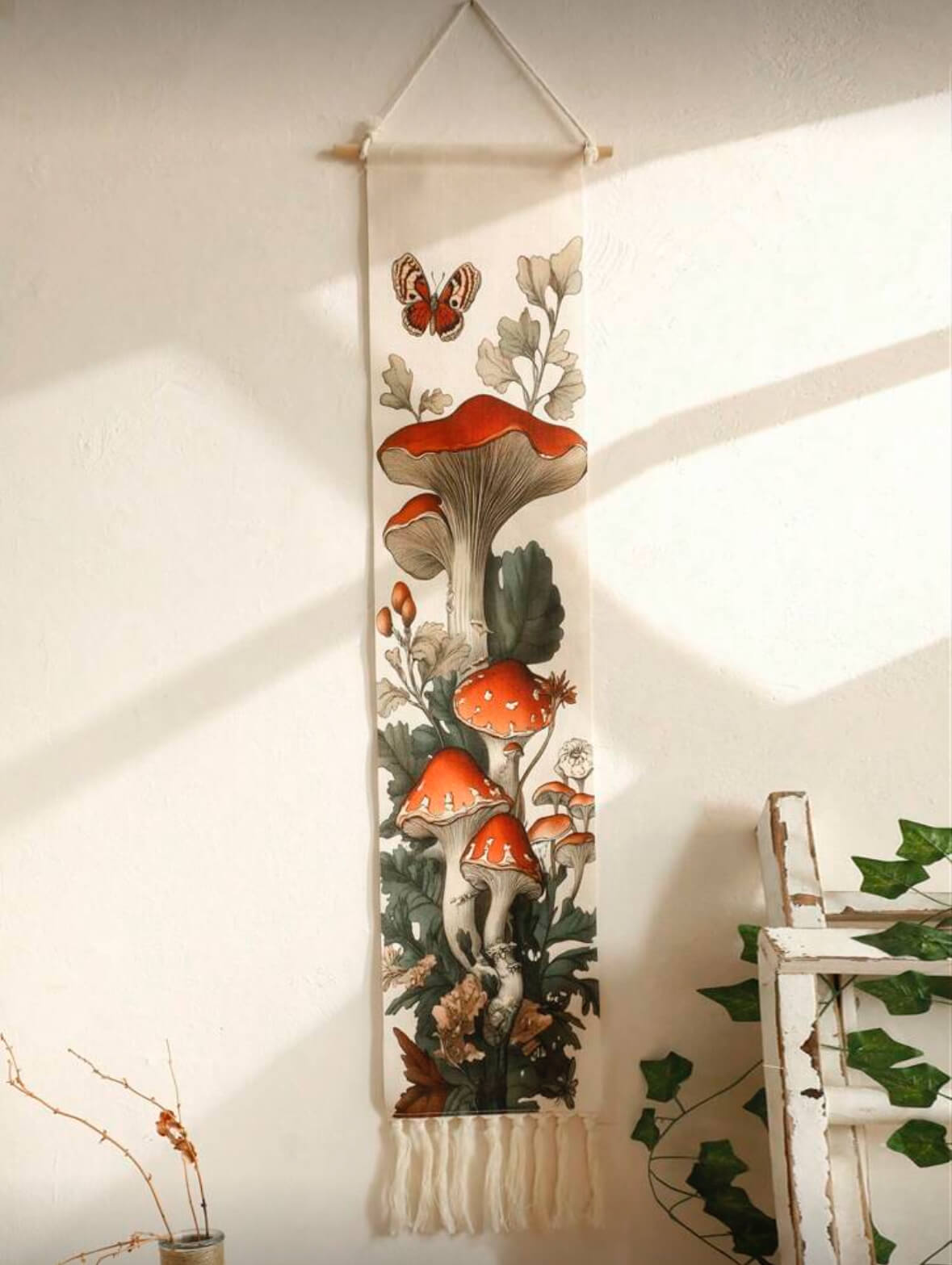 Mushroom Wall Hanging Tapestry