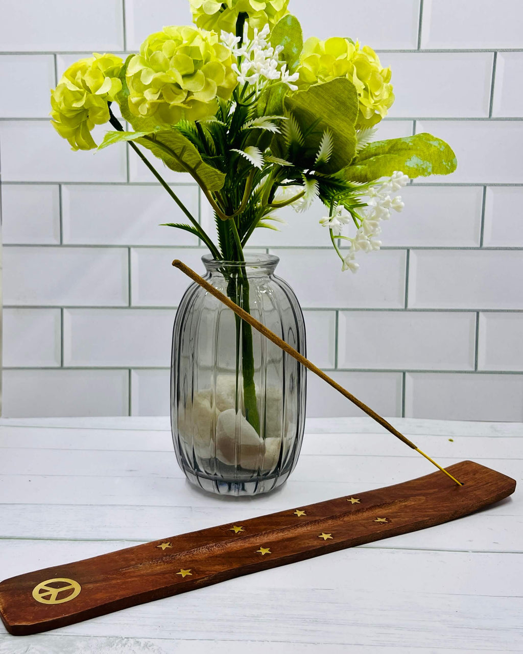 Wooden Flat Ash Catcher 30cm