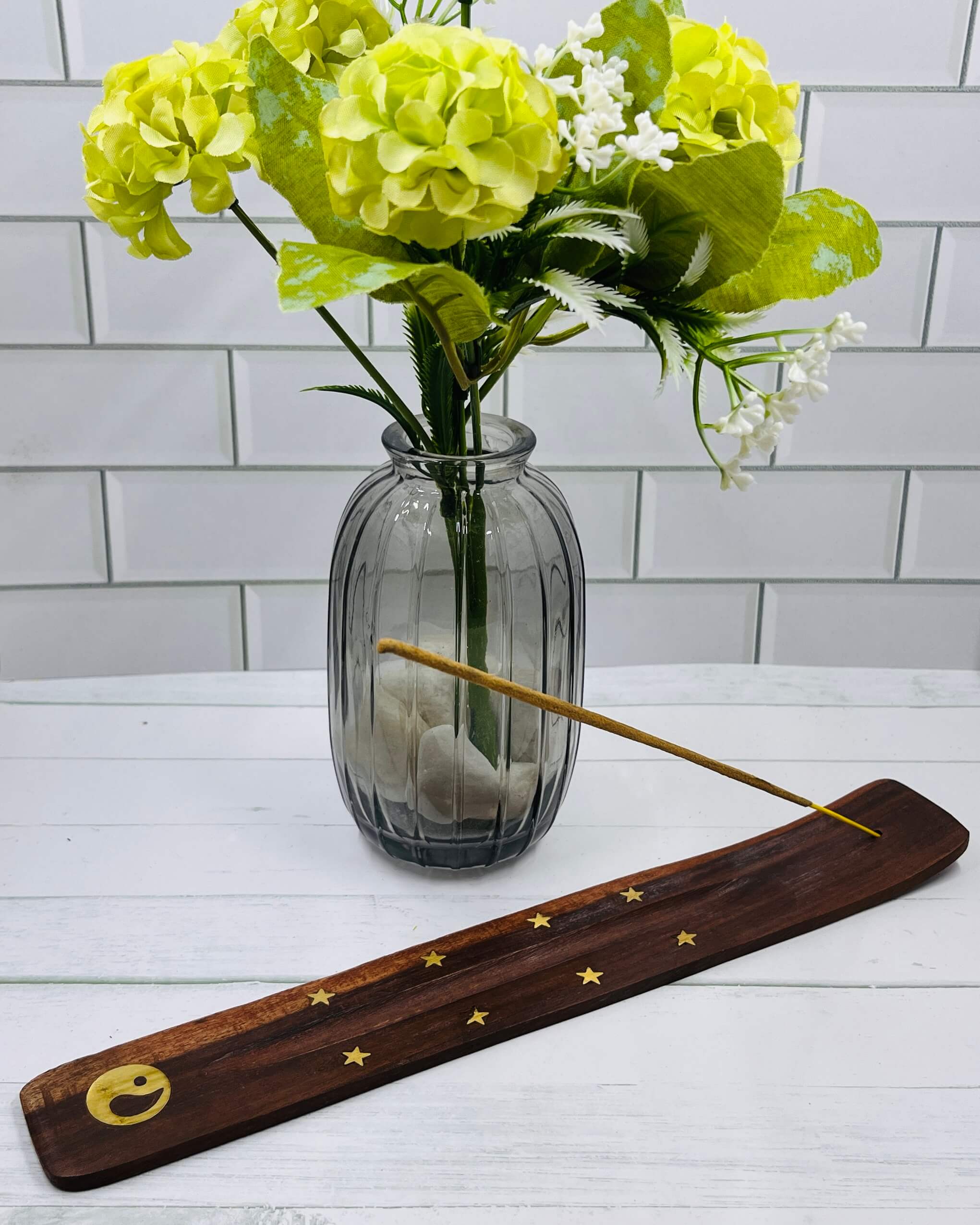 Wooden Flat Ash Catcher 30cm