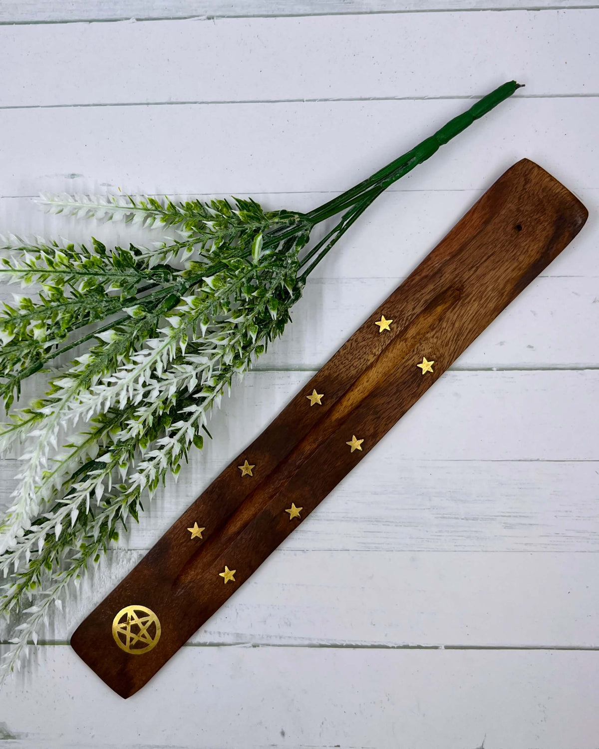Wooden Flat Ash Catcher 30cm