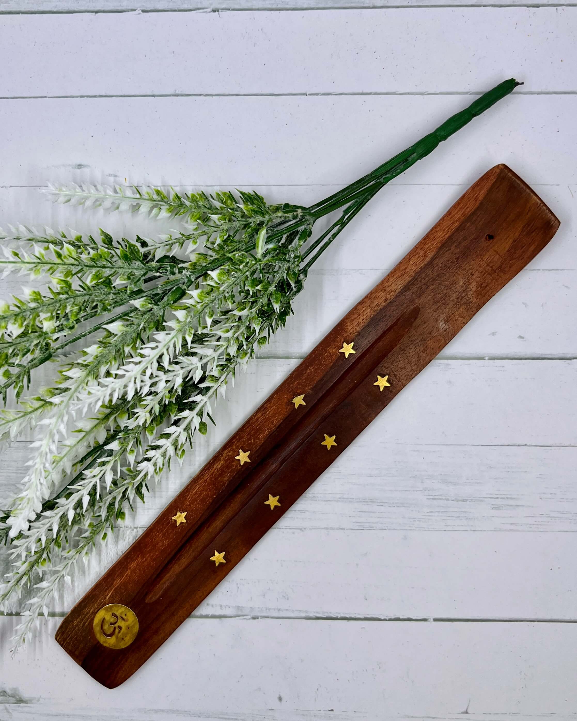 Wooden Flat Ash Catcher 30cm