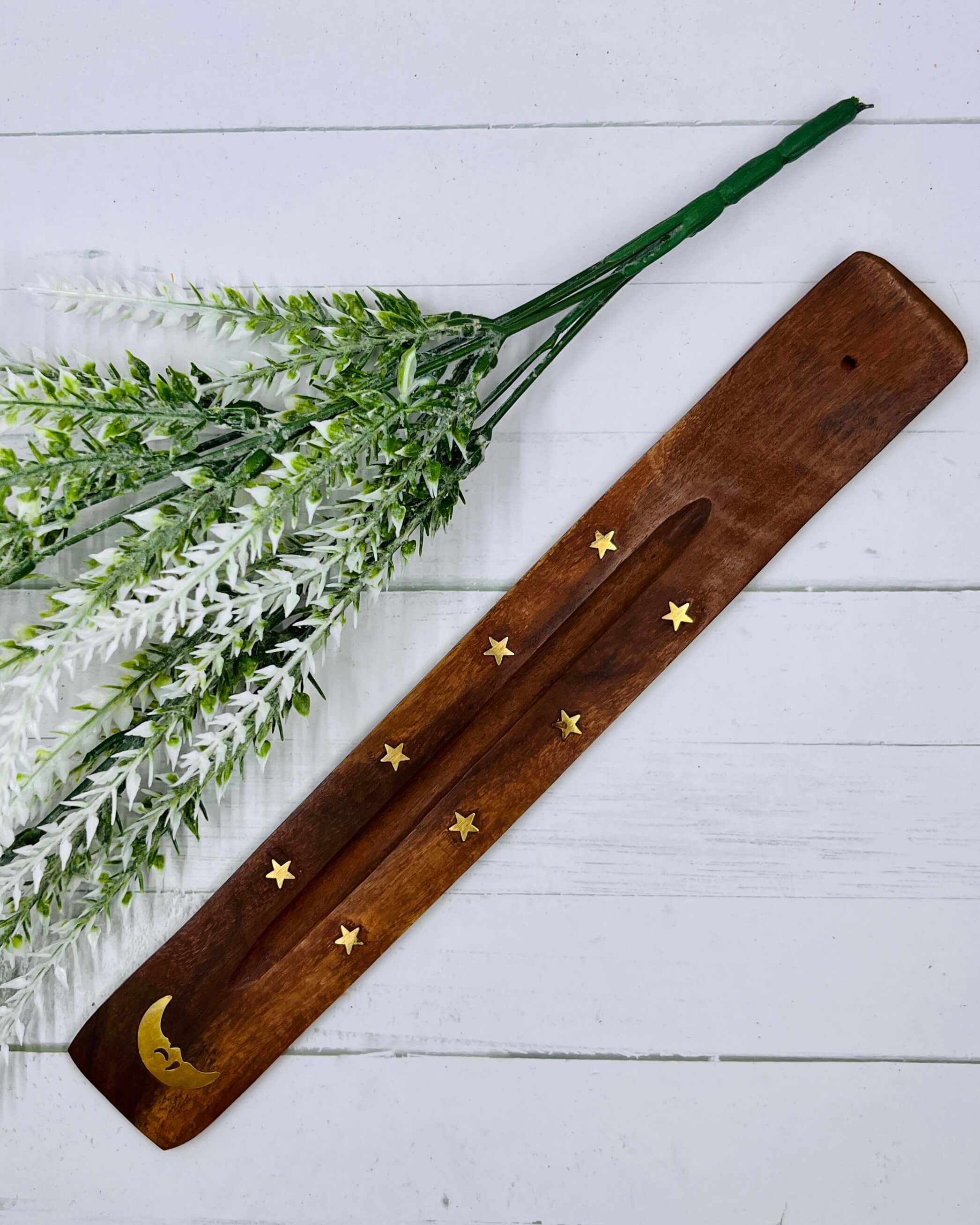Wooden Flat Ash Catcher 30cm