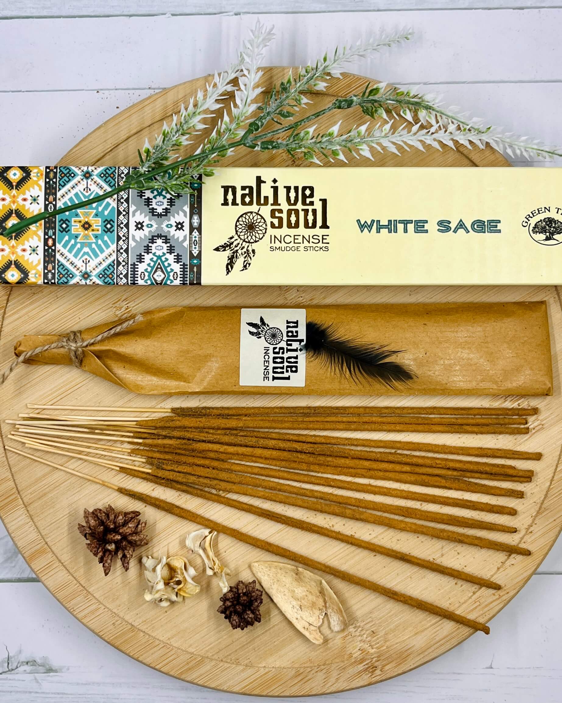 Native Soul Incense Smudge Sticks WHITE SAGE