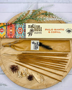 Native Soul Incense Smudge Sticks PALO SANTO & COPAL