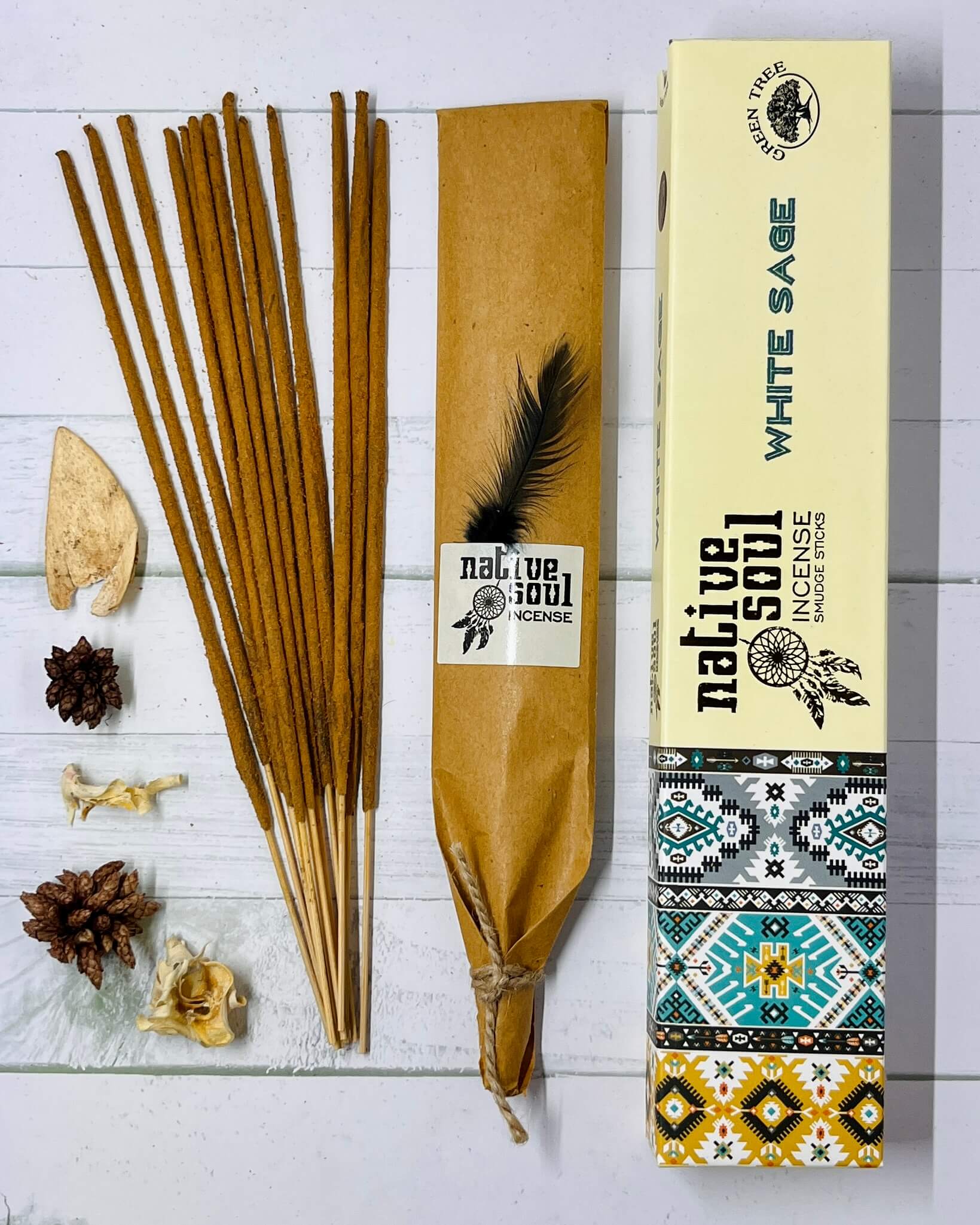Native Soul Incense Smudge Sticks WHITE SAGE