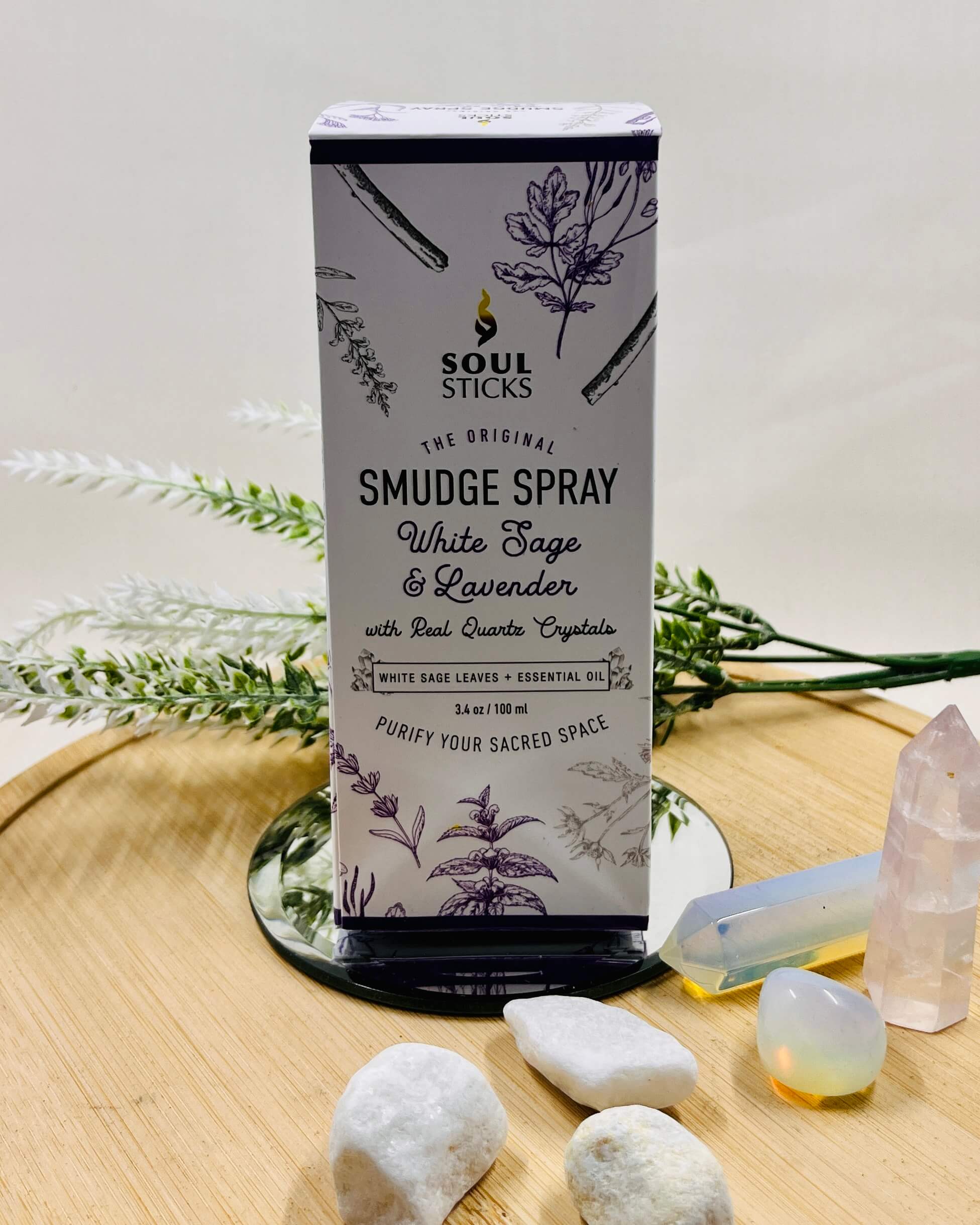 Soul Sticks SMUDGE SPRAY White Sage & Lavender 100mL