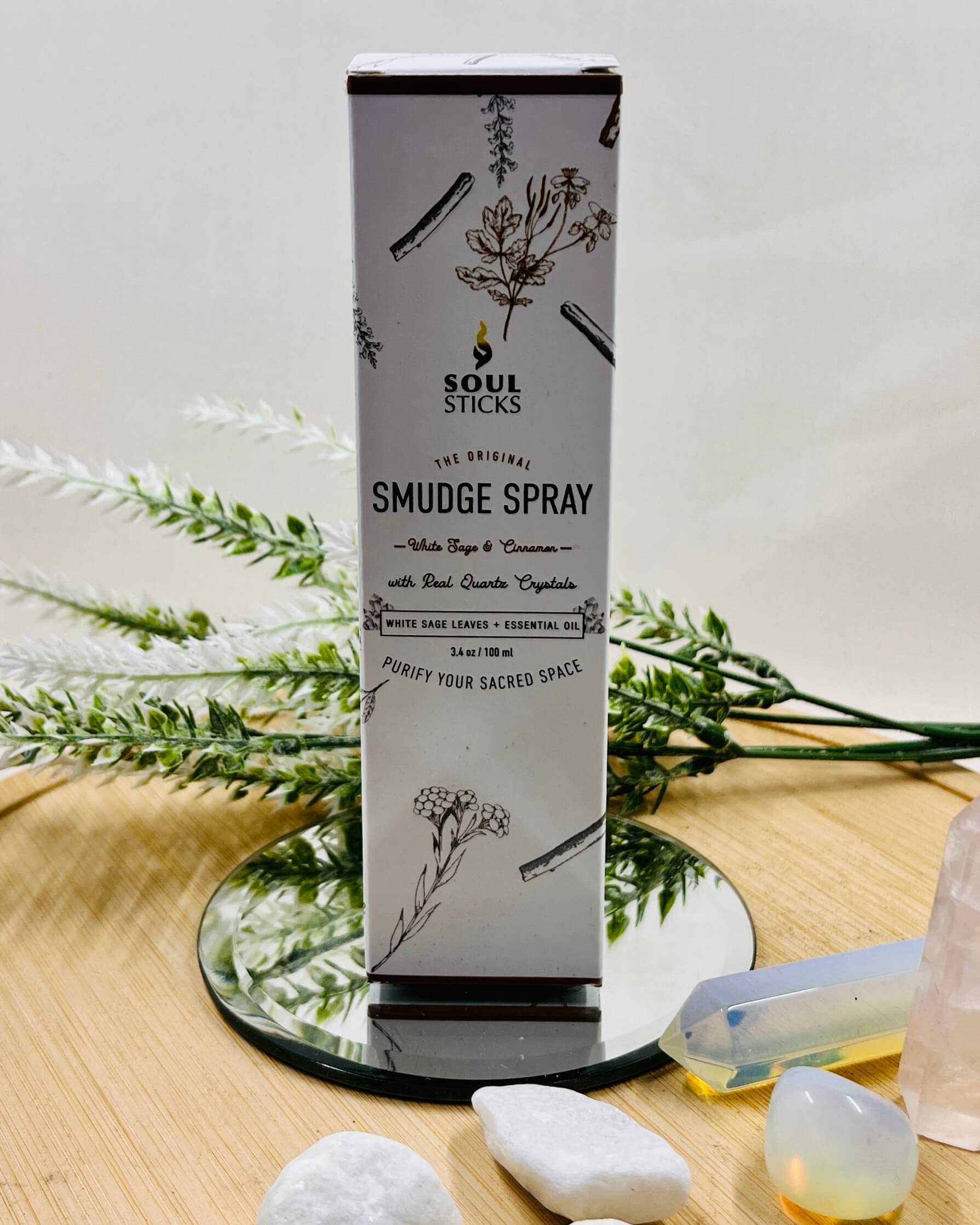 Soul Sticks SMUDGE SPRAY White Sage & Cinnamon 100mL
