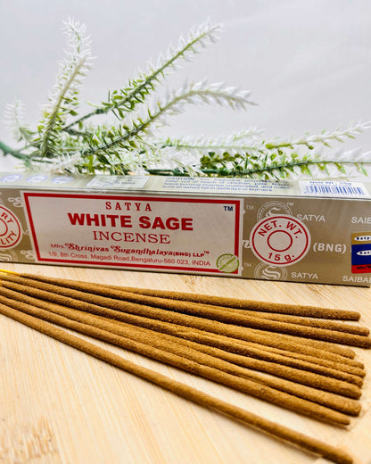 Satya WHITE SAGE Incense