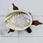 Abalone Shell Tripod Stand smudge stick Holder