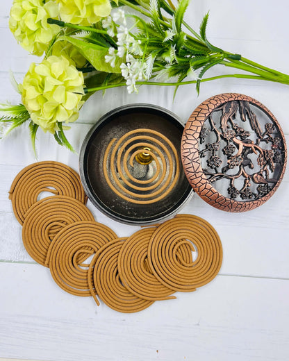 Chinese mini Incense Coils Sandalwood