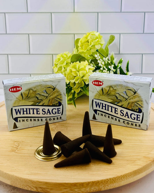 HEM White Sage Cones