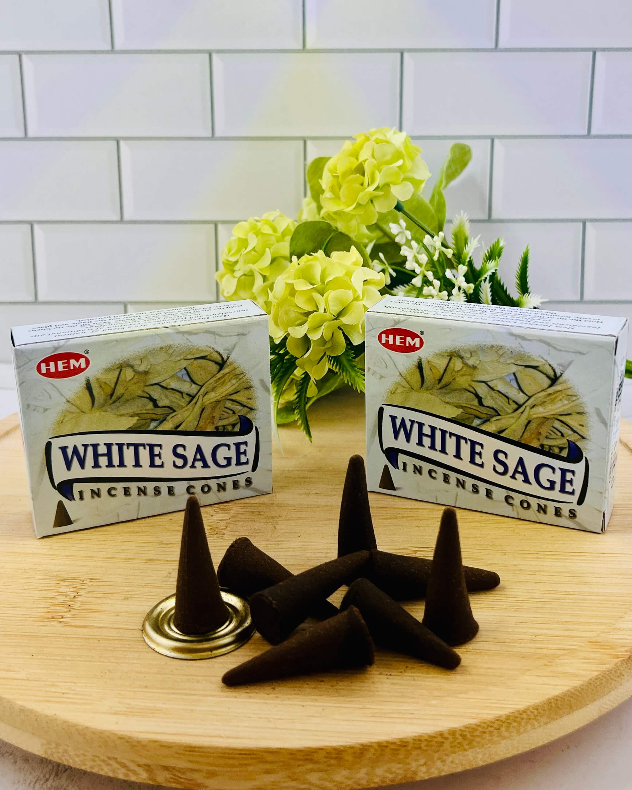 Hem WHITE SAGE Cones
