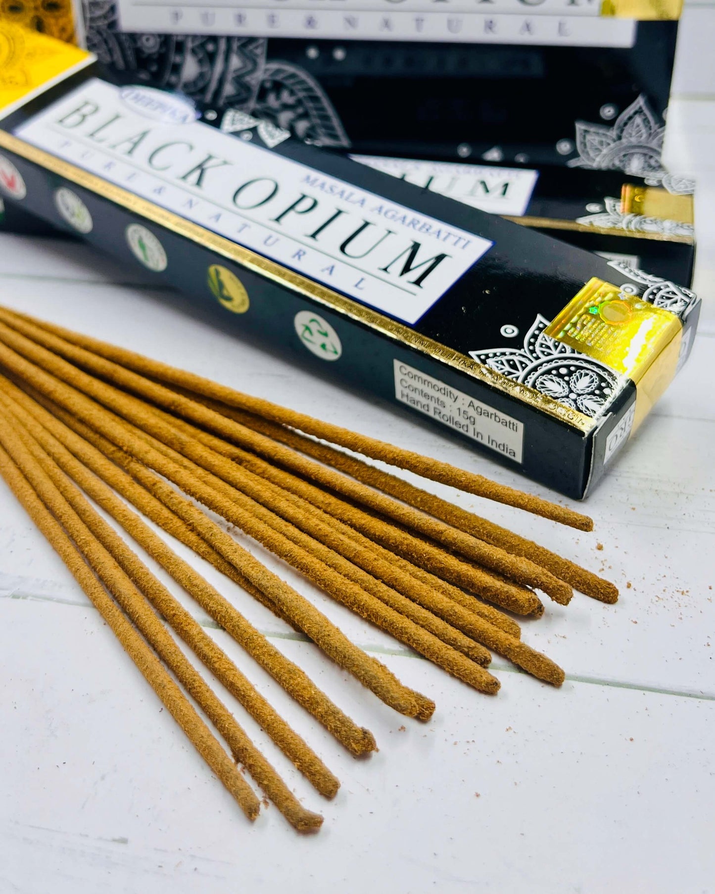 Deepika Black Opium incense