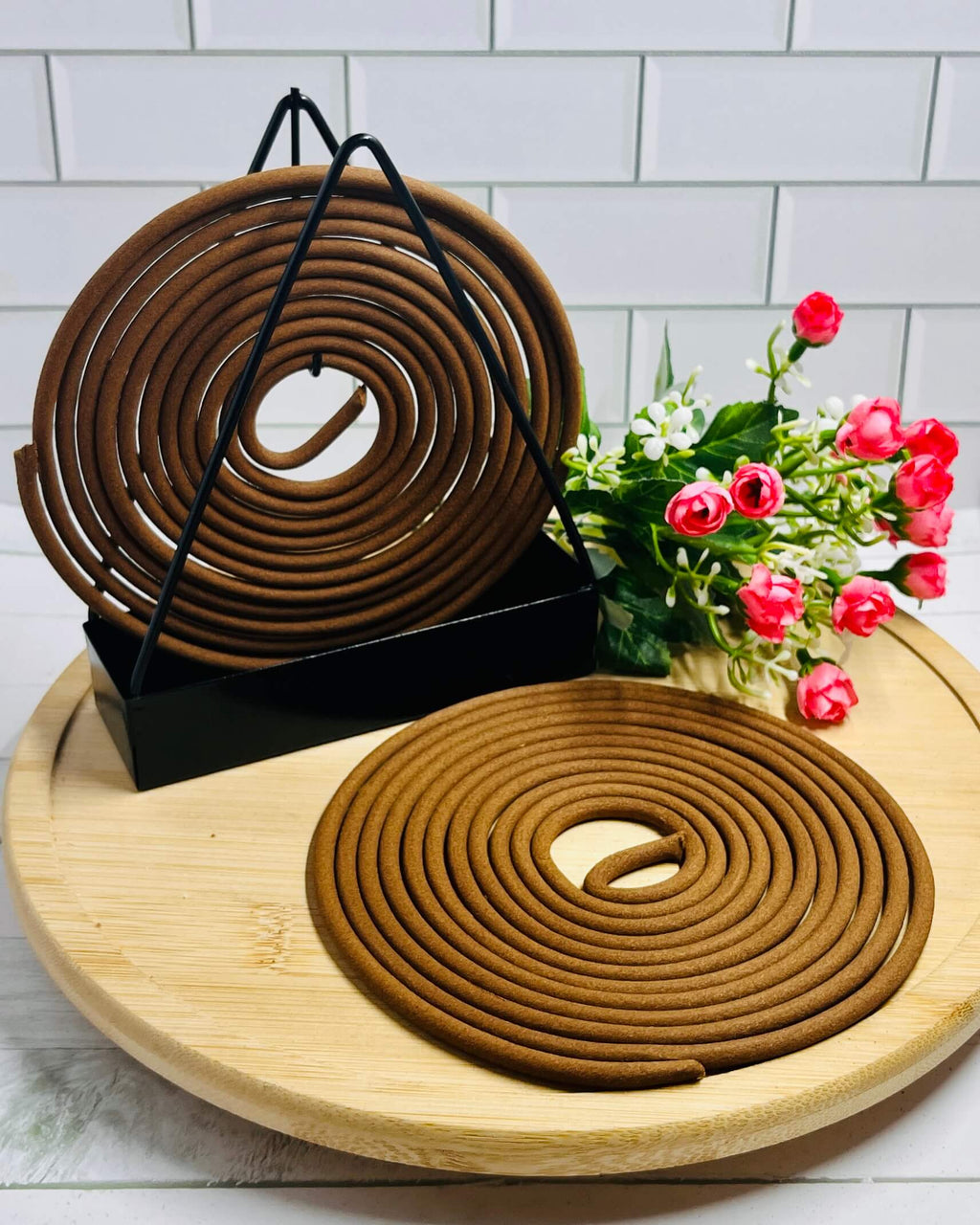 Darshan RED ROSE Incense Coil
