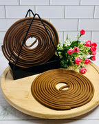 Darshan RED ROSE Incense Coil