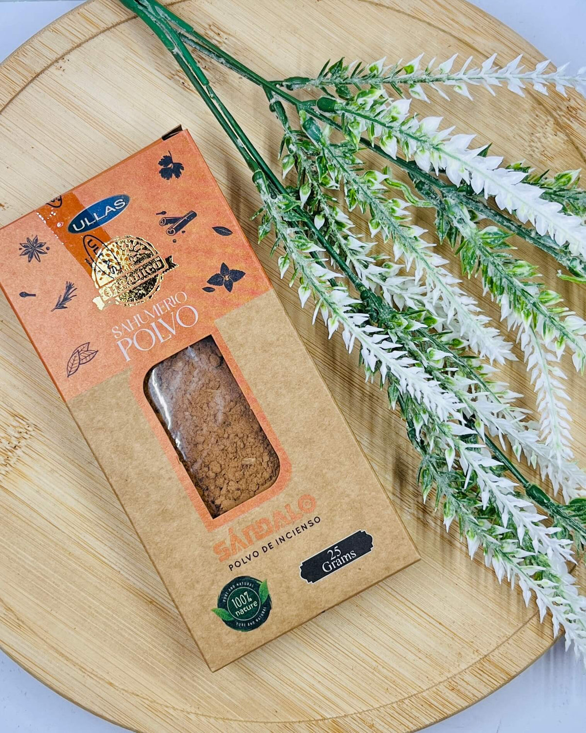 Ullas Organic Incense powder SANDAL 25g