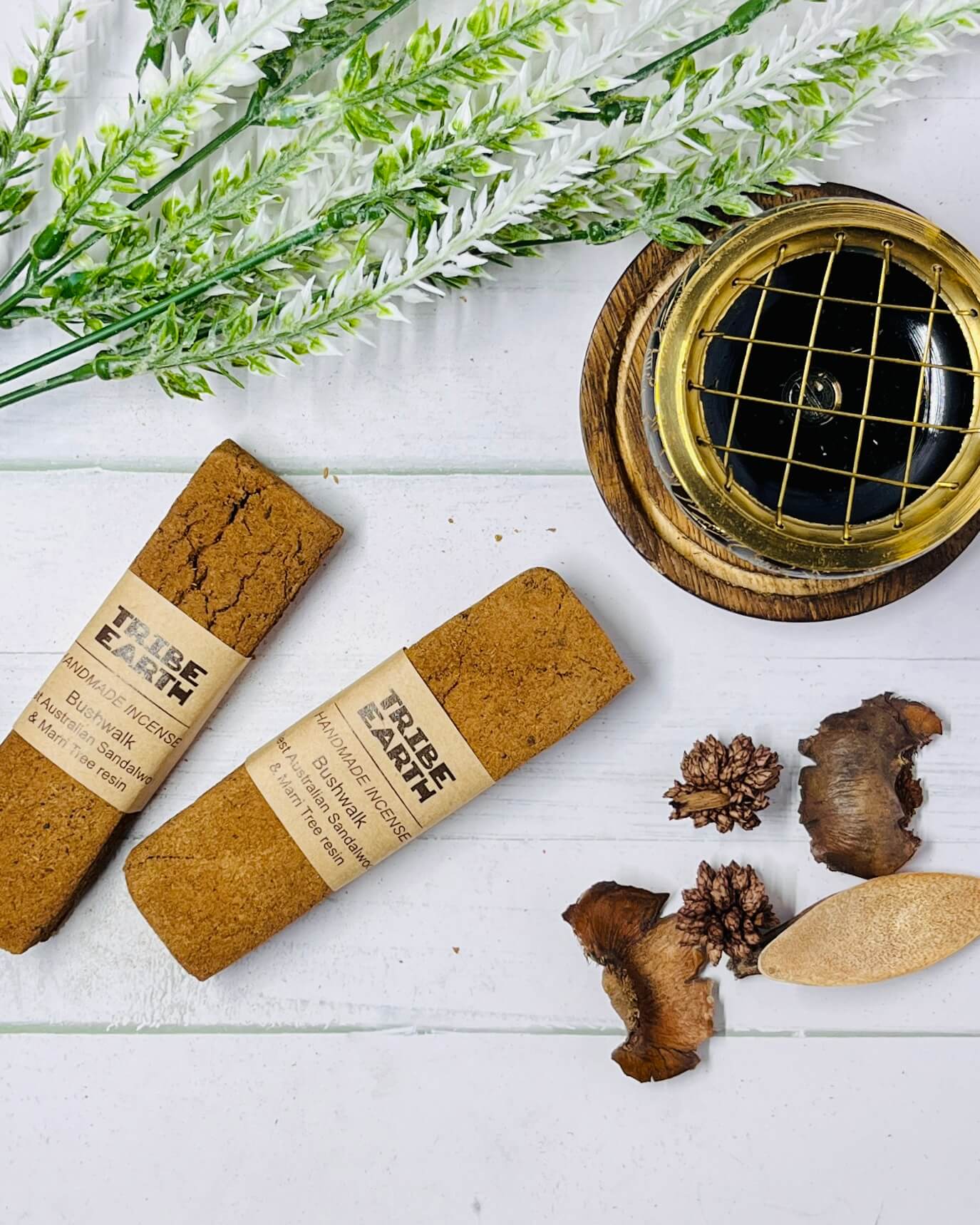 Tribe Earth BUSHWALK Sandalwood & Bush Resin Incense Plank