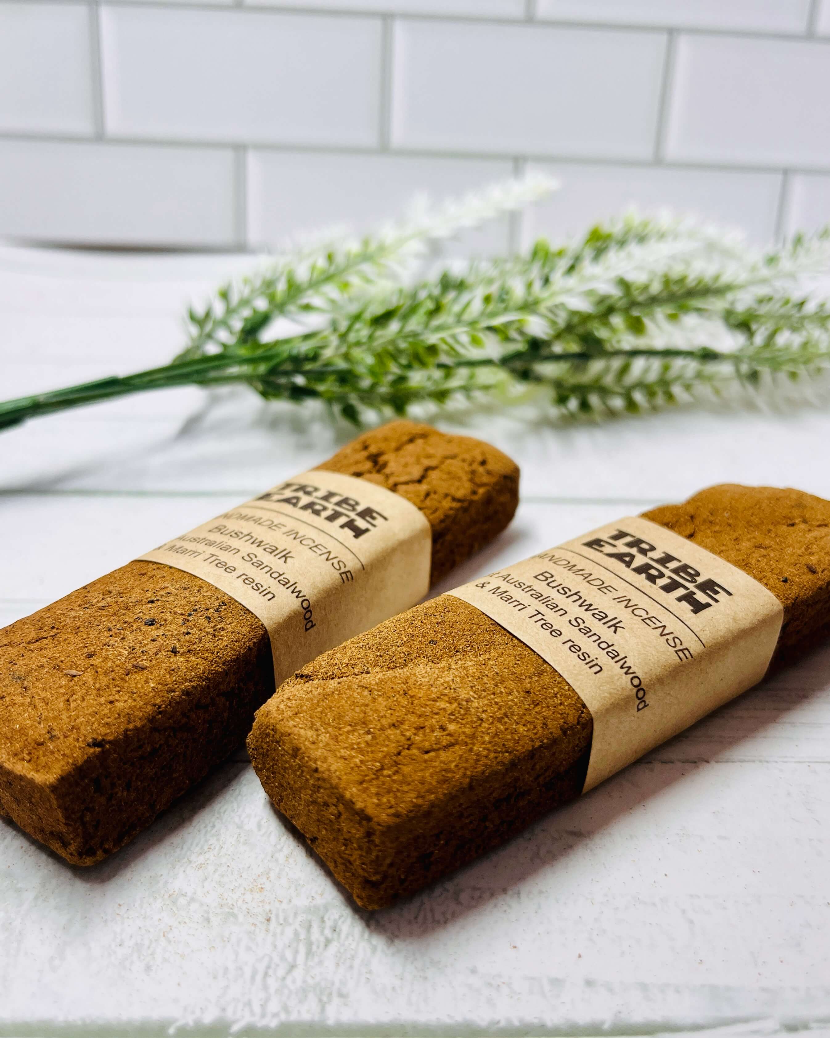 Tribe Earth BUSHWALK Sandalwood & Bush Resin Incense Plank
