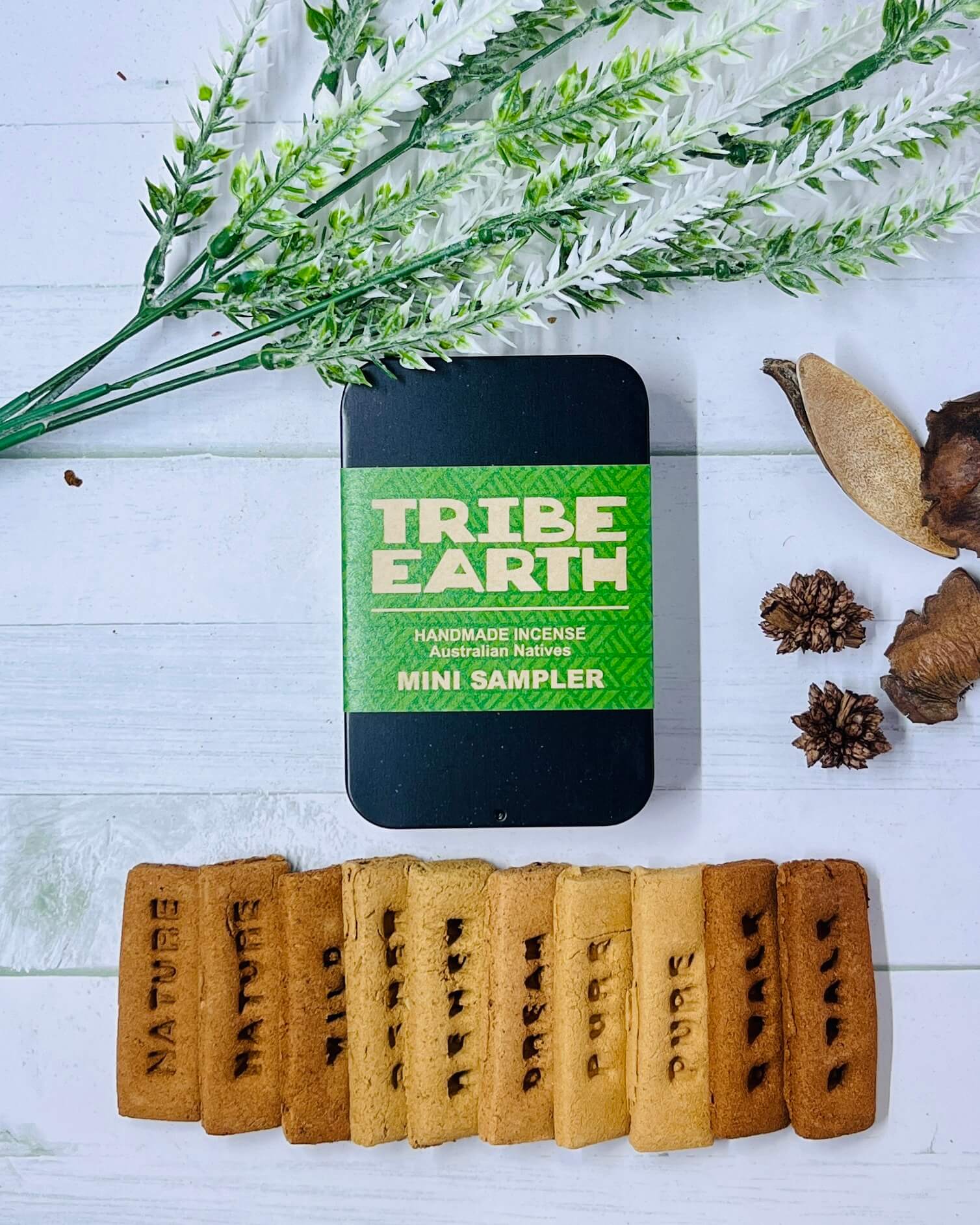 Tribe Earth Mini Sampler Incense Plank AUSSIE NATIVES