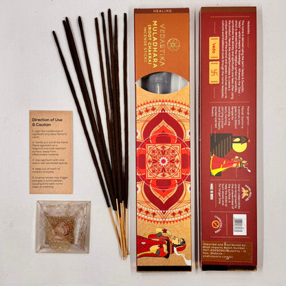 Vedastika Healing Incense MULADHARA Root Chakra