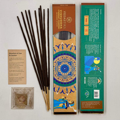 Vedastika Healing Incense VISHUDDHA Throat Chakra