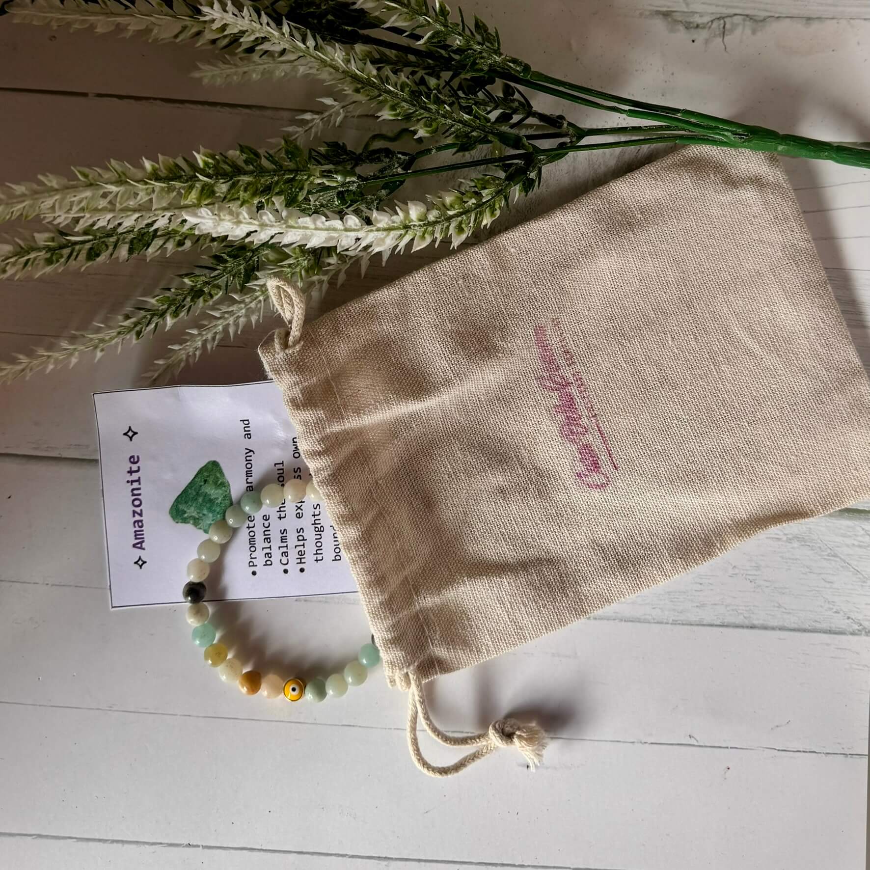 Amazonite Healing Bracelet - Balance