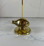 Solid Brass Shell Incense Holder