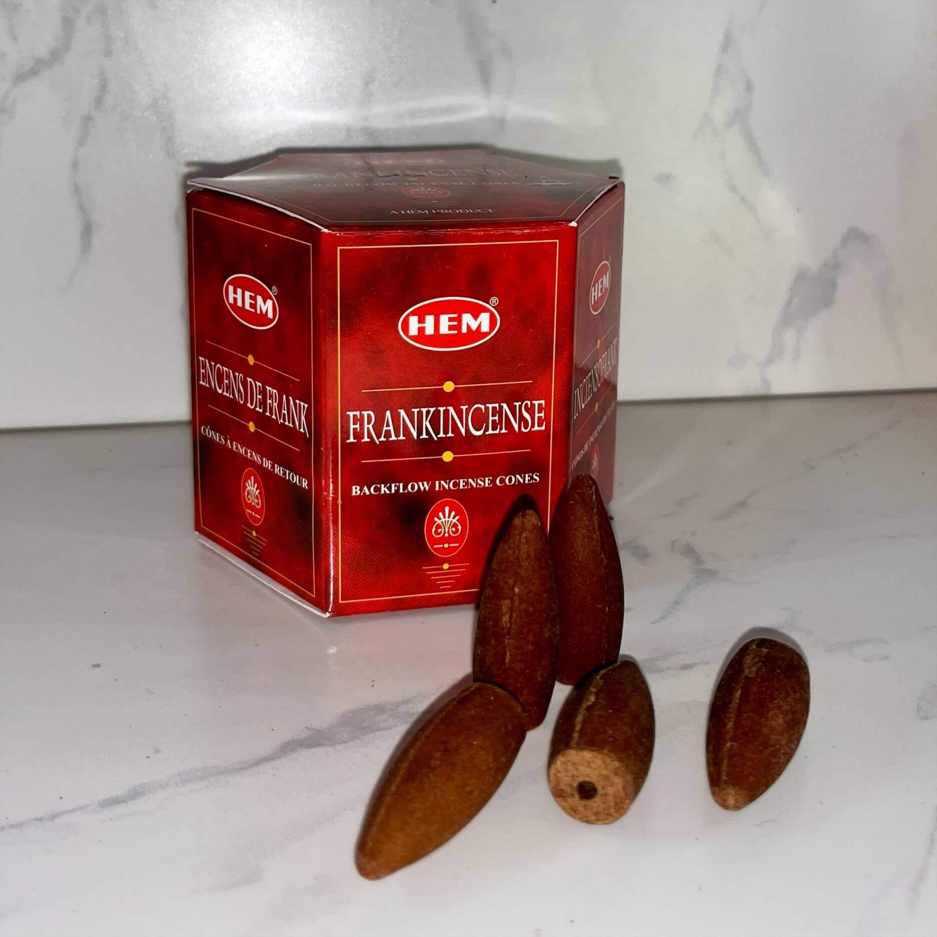 HEM Backflow FRANKINCENSE cones