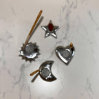 Cone & Incense Holder Aluminum Galaxy Design