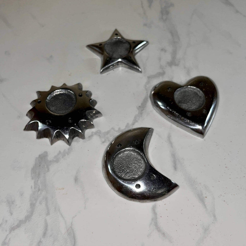Cone & Incense Holder Aluminum Galaxy Design
