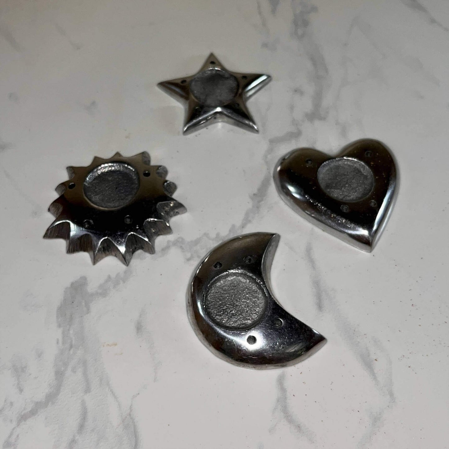 Cone & Incense Holder Aluminum Galaxy Design