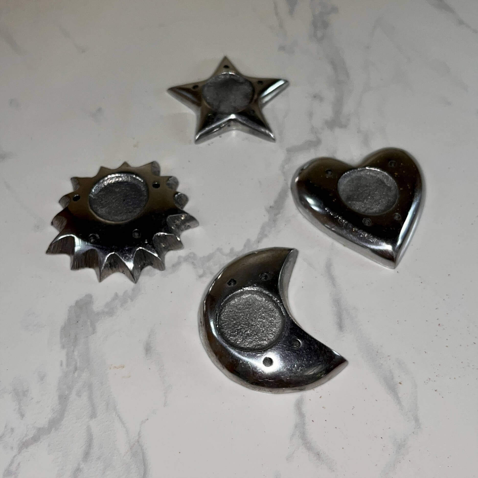 Cone & Incense Holder Aluminum Galaxy Design