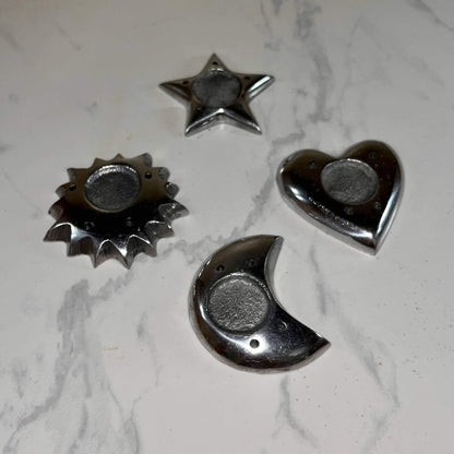 Cone & Incense Holder Aluminum Galaxy Design