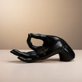 Incense Holder Black Resin Hand