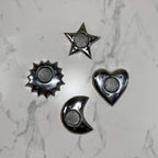 Cone & Incense Holder Aluminum Galaxy Design