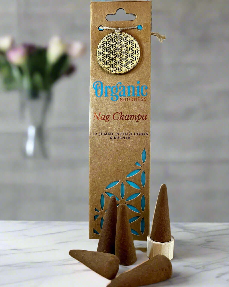 organic goodness natural hand made organic jumbo cones nag champa organic natural hand made Australia buy sale
