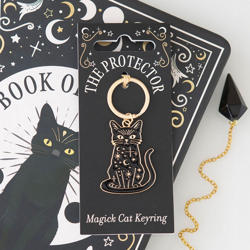The Protector Magick Black Cat Keyring