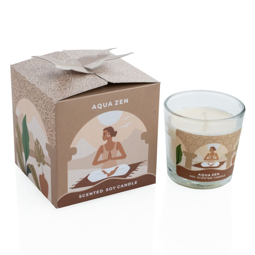 Moonshine Yoga Soy Candle AQUA ZEN 60g