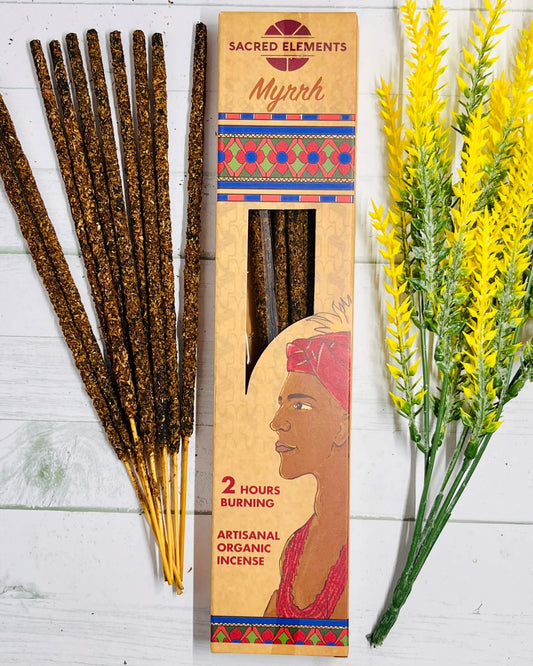 Sacred Elements Artisan Organic Incense MYRRH