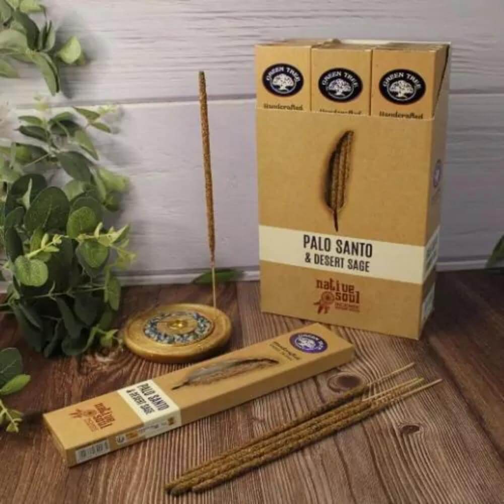 Native Soul Incense Smudge Sticks PALO SANTO & DESERT SAGE