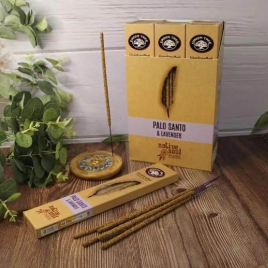Native Soul Incense Smudge Sticks PALO SANTO & LAVENDER