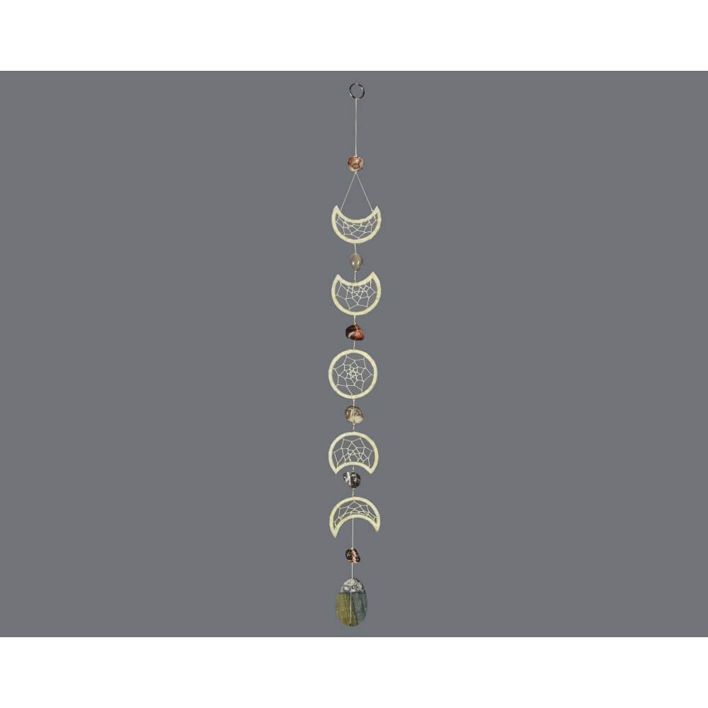 Macramé Moon Phases Crochet Wall Hanging Boho