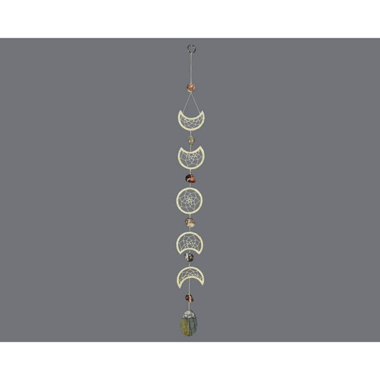 Macramé Moon Phases Crochet Wall Hanging Boho