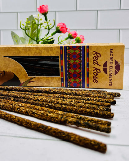 Sacred Elements Artisan Organic Incense RED ROSE